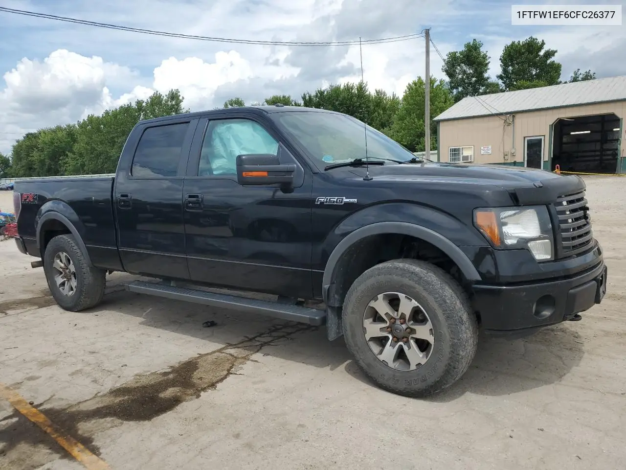 2012 Ford F150 Supercrew VIN: 1FTFW1EF6CFC26377 Lot: 62806865