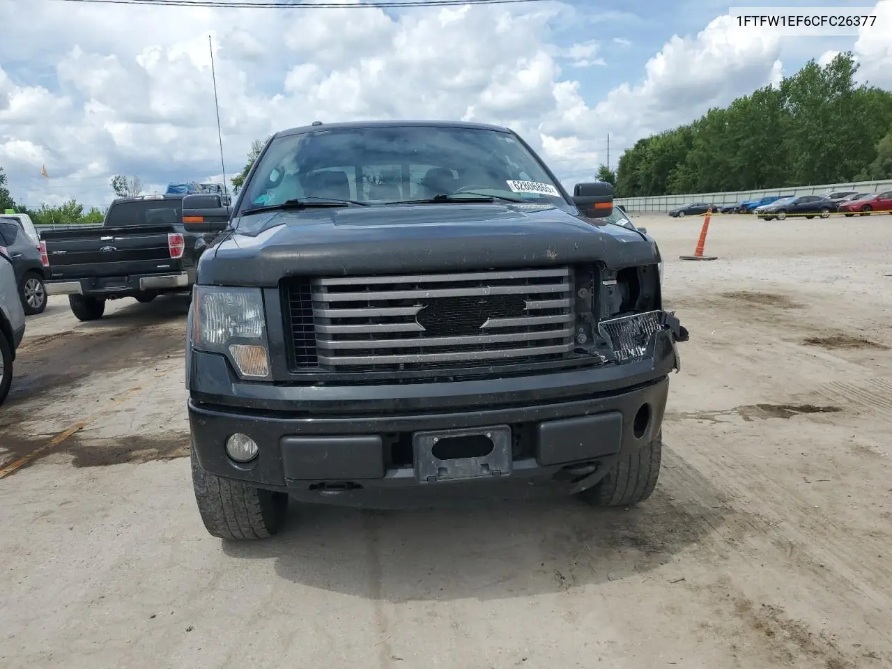 2012 Ford F150 Supercrew VIN: 1FTFW1EF6CFC26377 Lot: 62806865