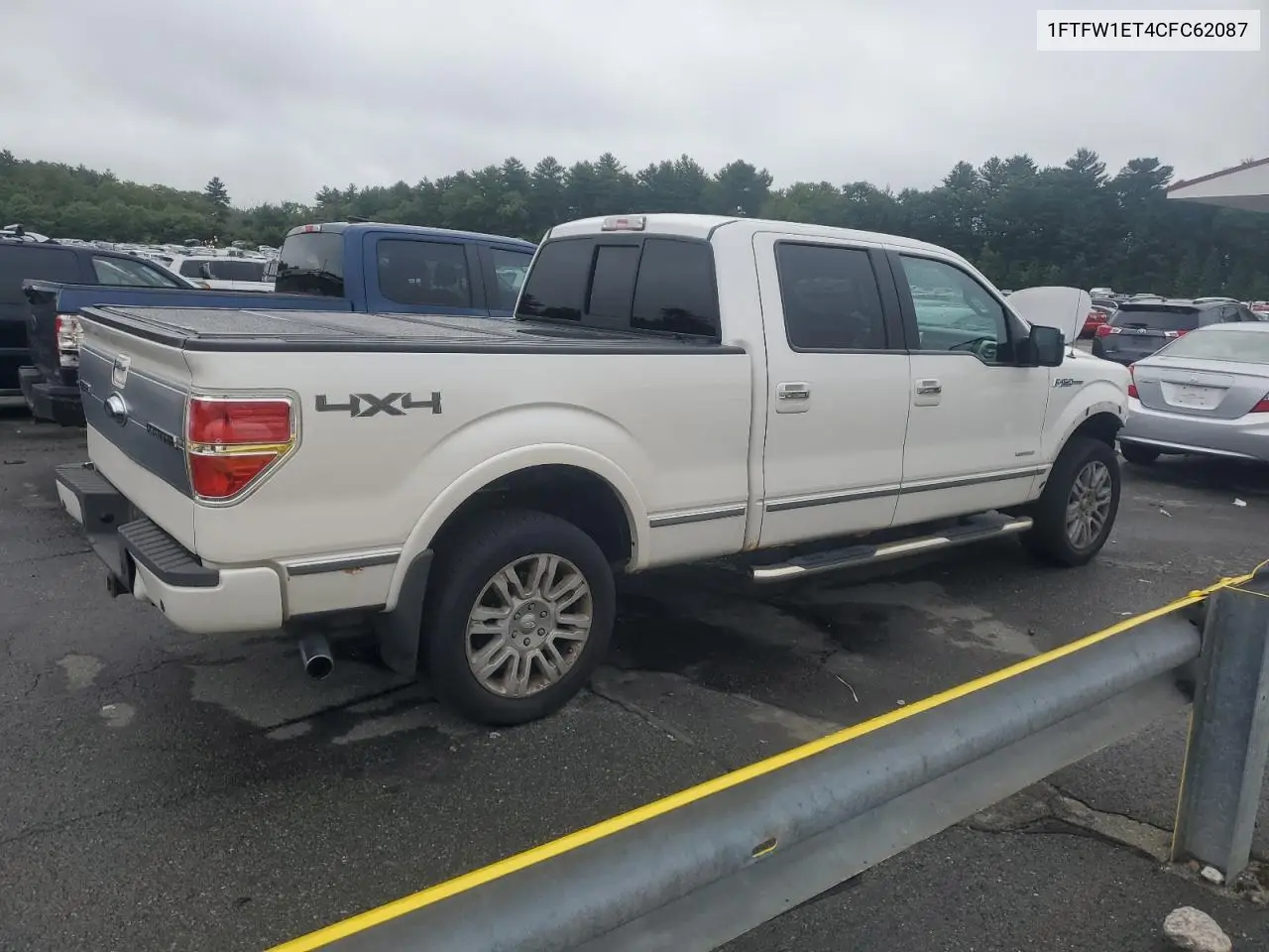 2012 Ford F150 Supercrew VIN: 1FTFW1ET4CFC62087 Lot: 62961185