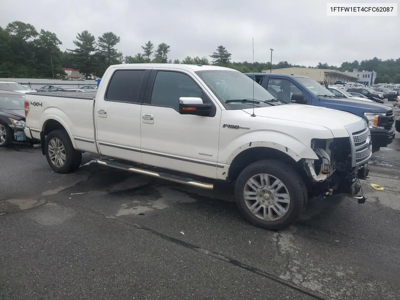 2012 Ford F150 Supercrew VIN: 1FTFW1ET4CFC62087 Lot: 62961185