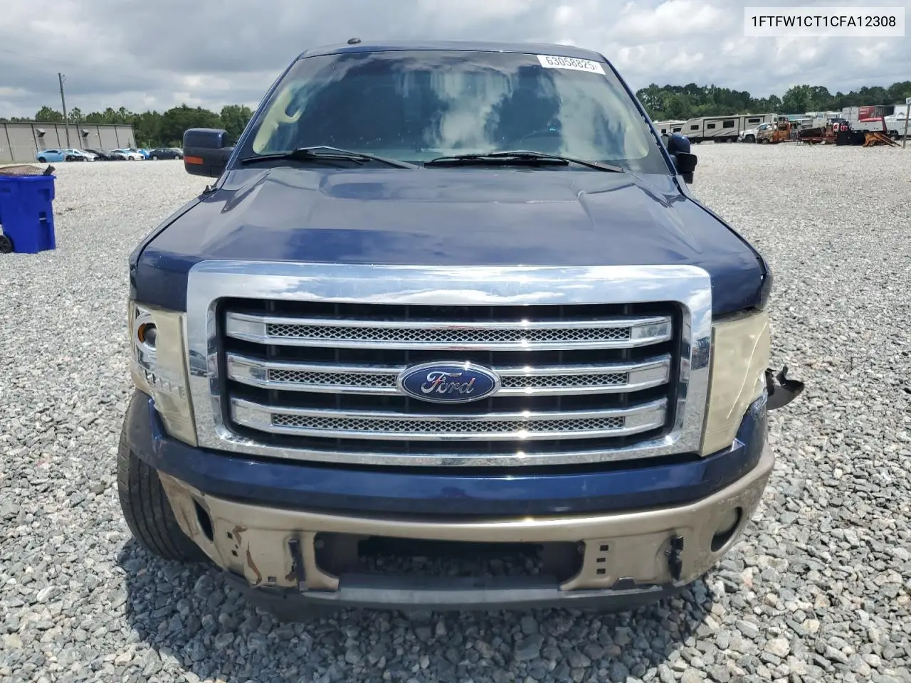 2012 Ford F150 Supercrew VIN: 1FTFW1CT1CFA12308 Lot: 63058825