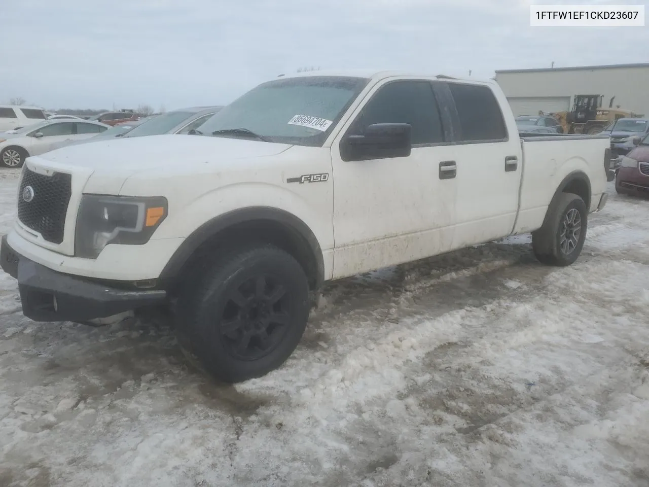 2012 Ford F150 Supercrew VIN: 1FTFW1EF1CKD23607 Lot: 86694704