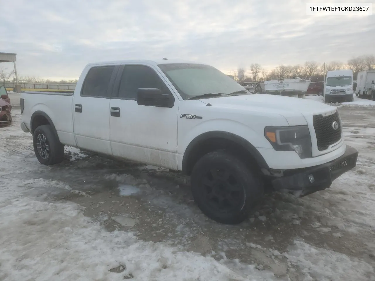 2012 Ford F150 Supercrew VIN: 1FTFW1EF1CKD23607 Lot: 86694704