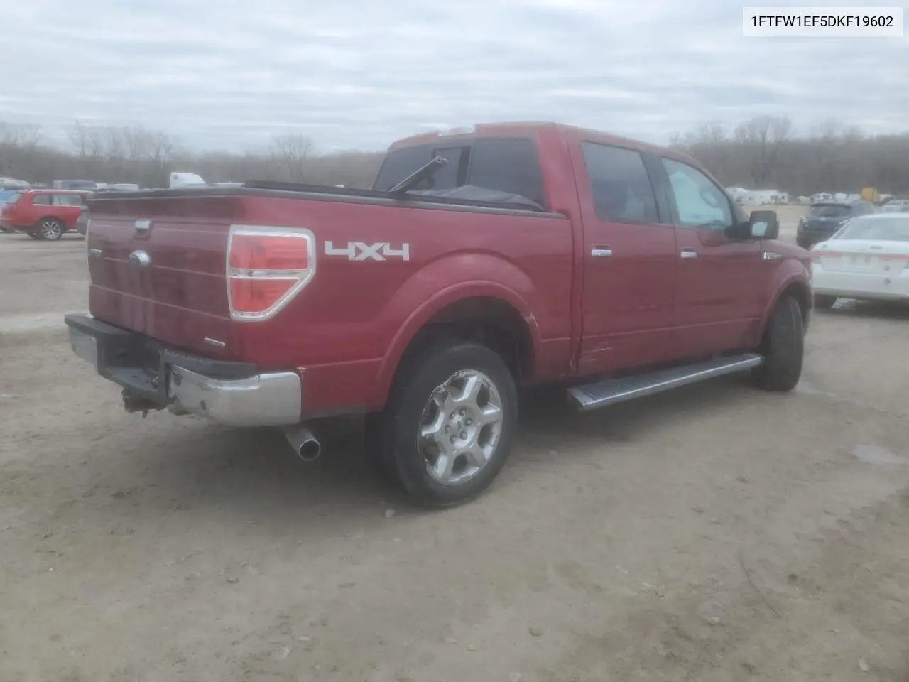 2013 Ford F150 Supercrew VIN: 1FTFW1EF5DKF19602 Lot: 44228755