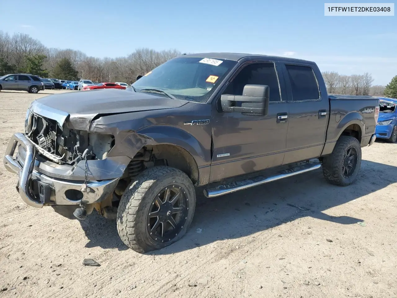 2013 Ford F150 Supercrew VIN: 1FTFW1ET2DKE03408 Lot: 45957695