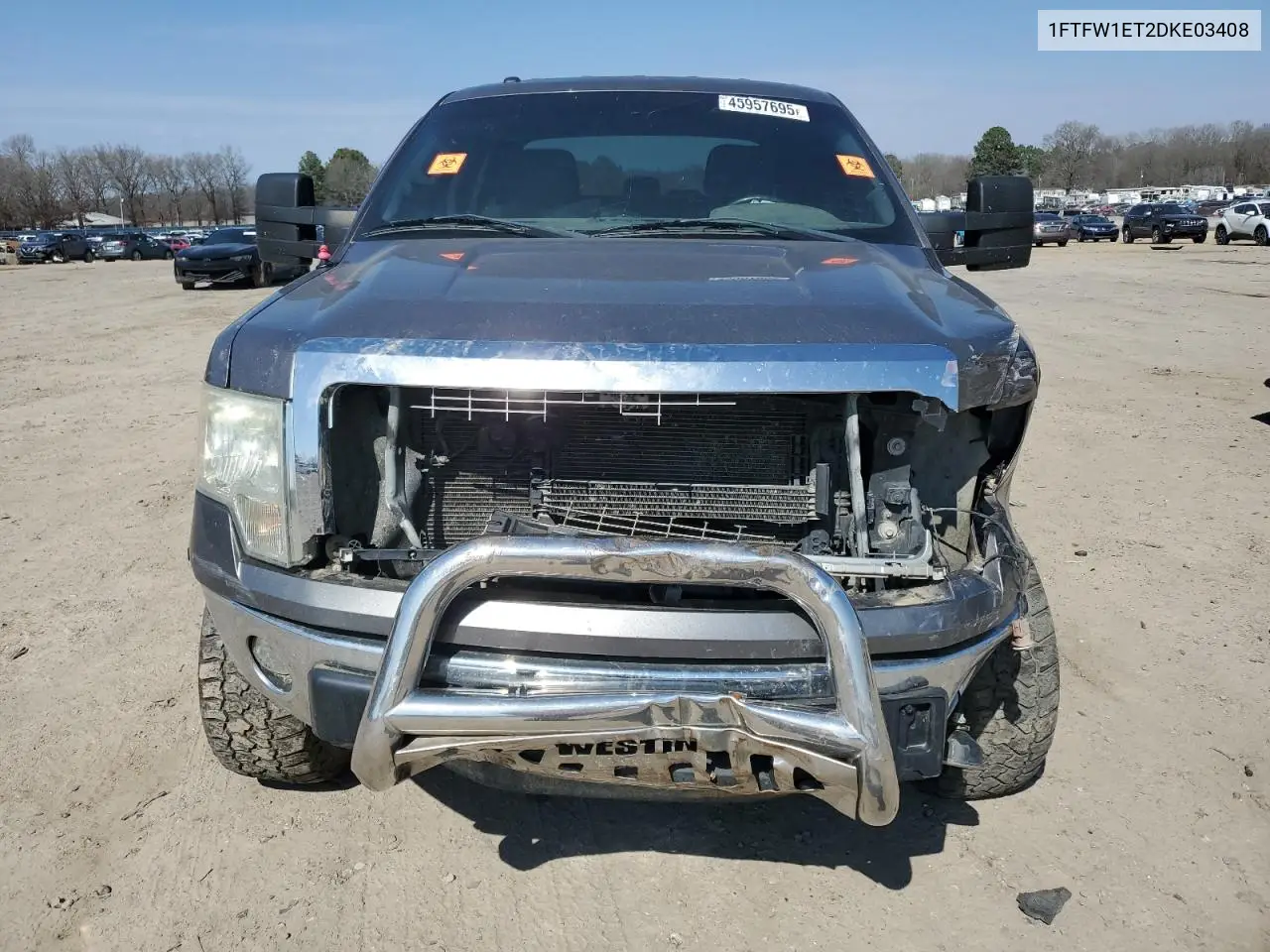 2013 Ford F150 Supercrew VIN: 1FTFW1ET2DKE03408 Lot: 45957695