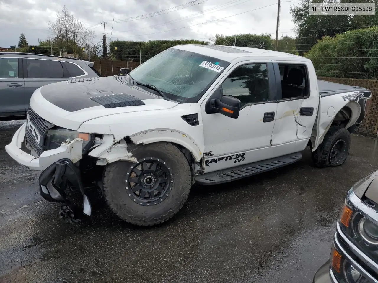 2013 Ford F150 Svt Raptor VIN: 1FTFW1R6XDFC95598 Lot: 47895745
