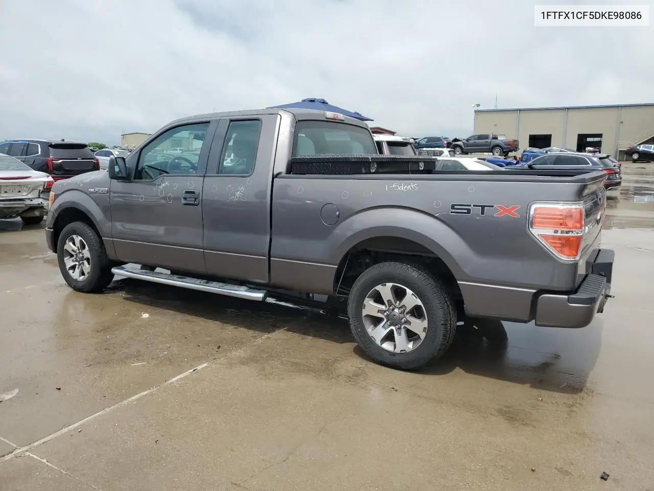 2013 Ford F150 Super Cab VIN: 1FTFX1CF5DKE98086 Lot: 54669725
