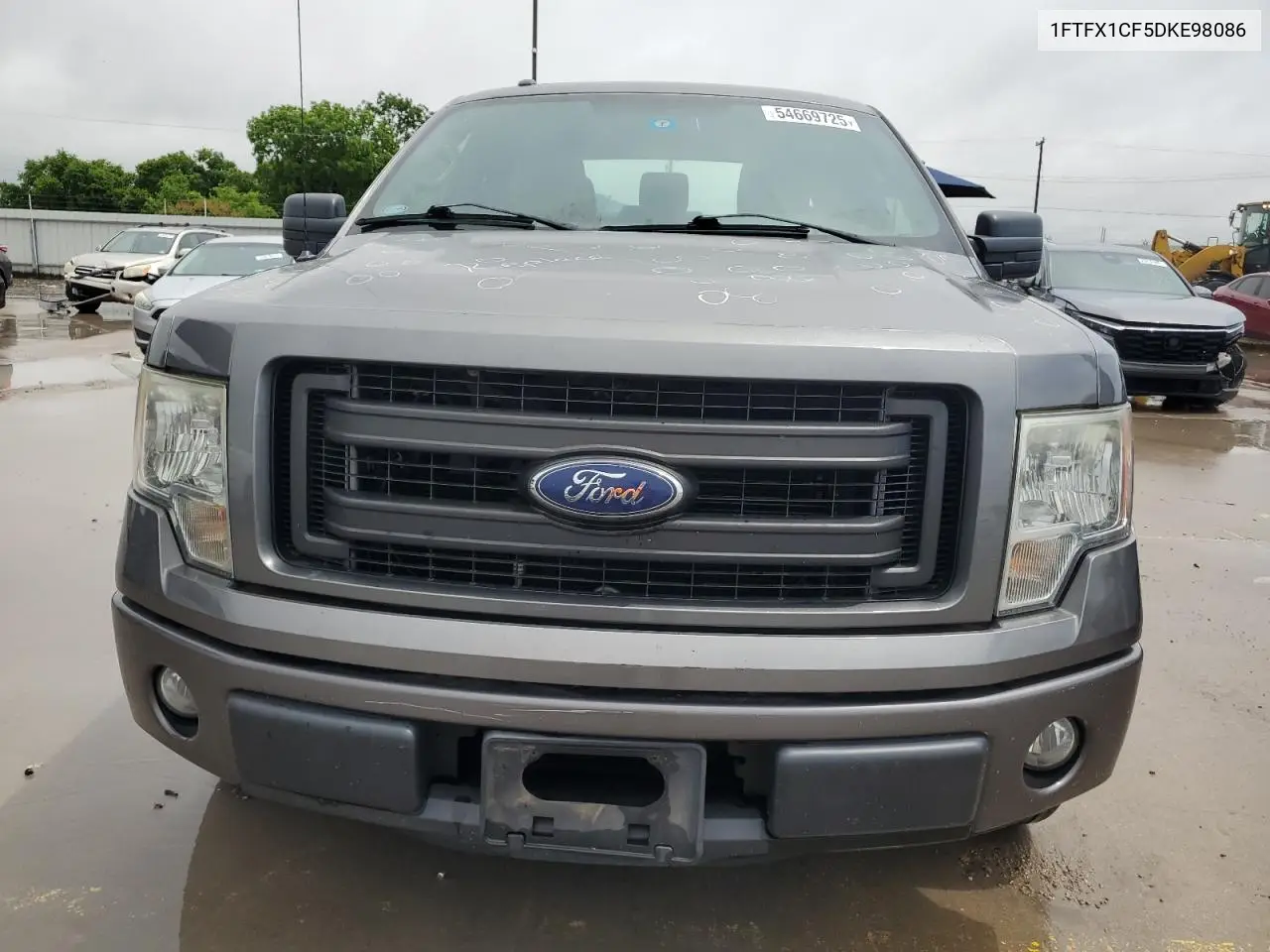 2013 Ford F150 Super Cab VIN: 1FTFX1CF5DKE98086 Lot: 54669725