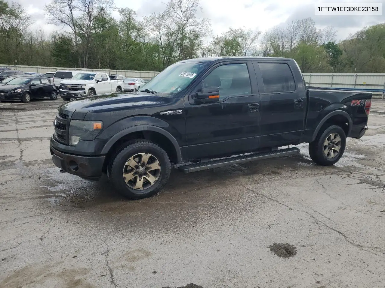 2013 Ford F150 Supercrew VIN: 1FTFW1EF3DKE23158 Lot: 55379695