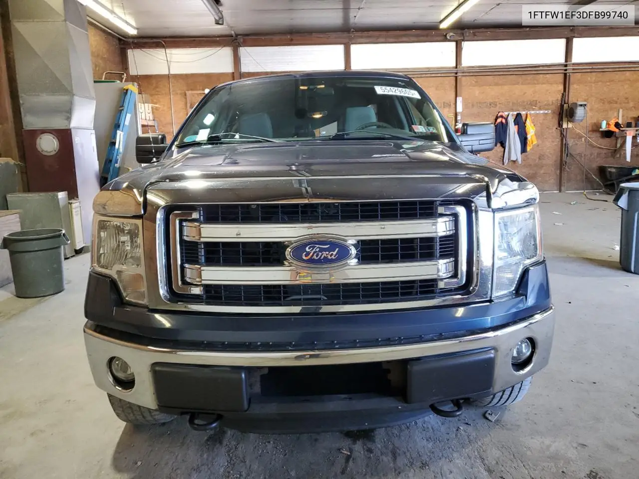 2013 Ford F150 Supercrew VIN: 1FTFW1EF3DFB99740 Lot: 55429605