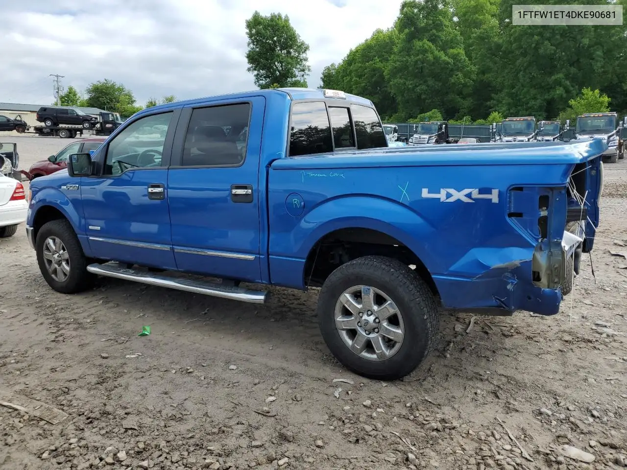 2013 Ford F150 Supercrew VIN: 1FTFW1ET4DKE90681 Lot: 56385965