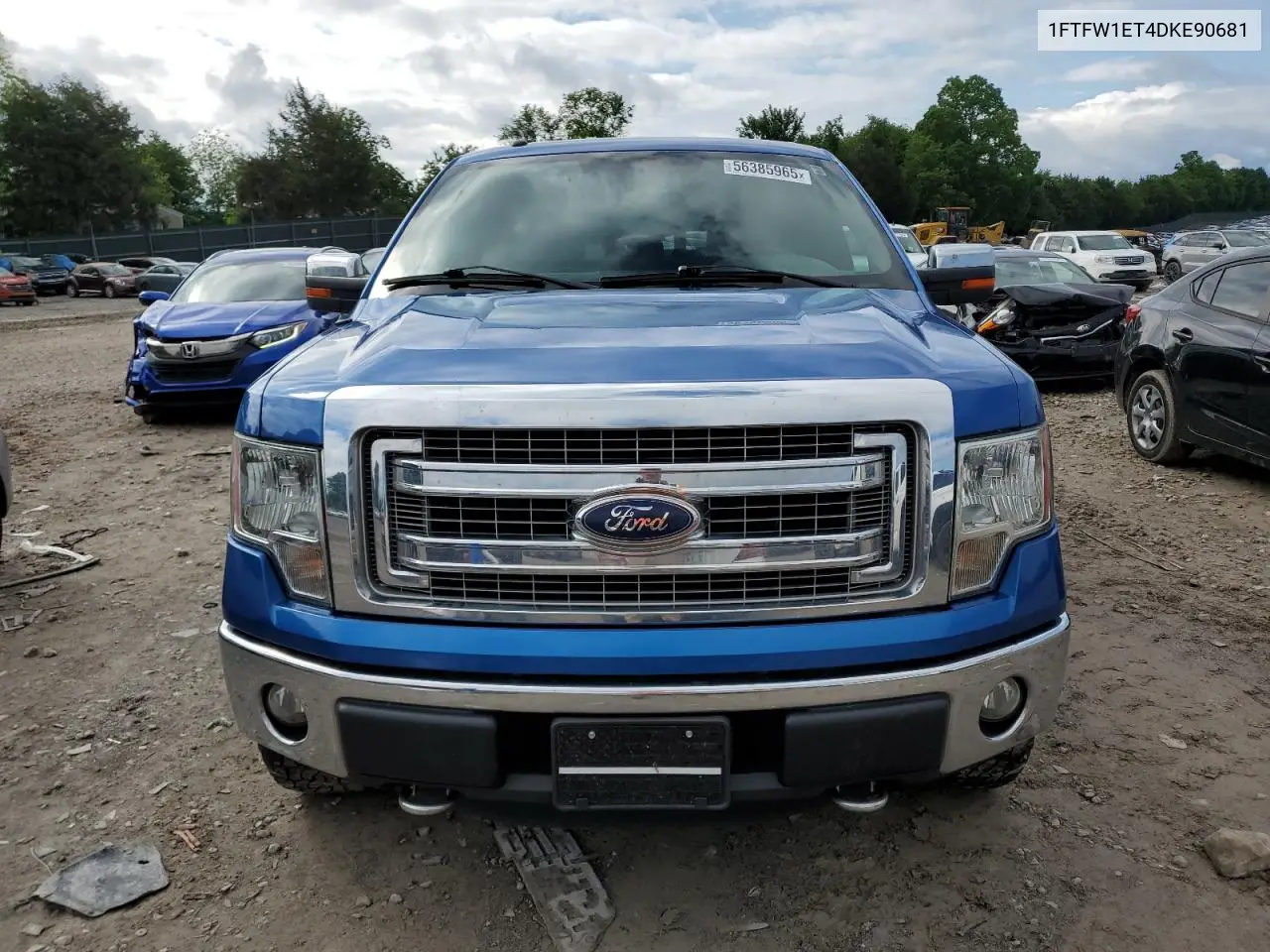 2013 Ford F150 Supercrew VIN: 1FTFW1ET4DKE90681 Lot: 56385965
