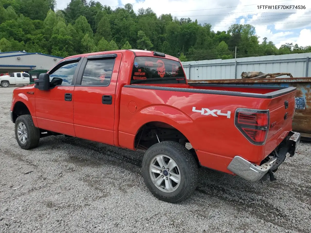 2013 Ford F150 Supercrew VIN: 1FTFW1EF7DKF74536 Lot: 56535455