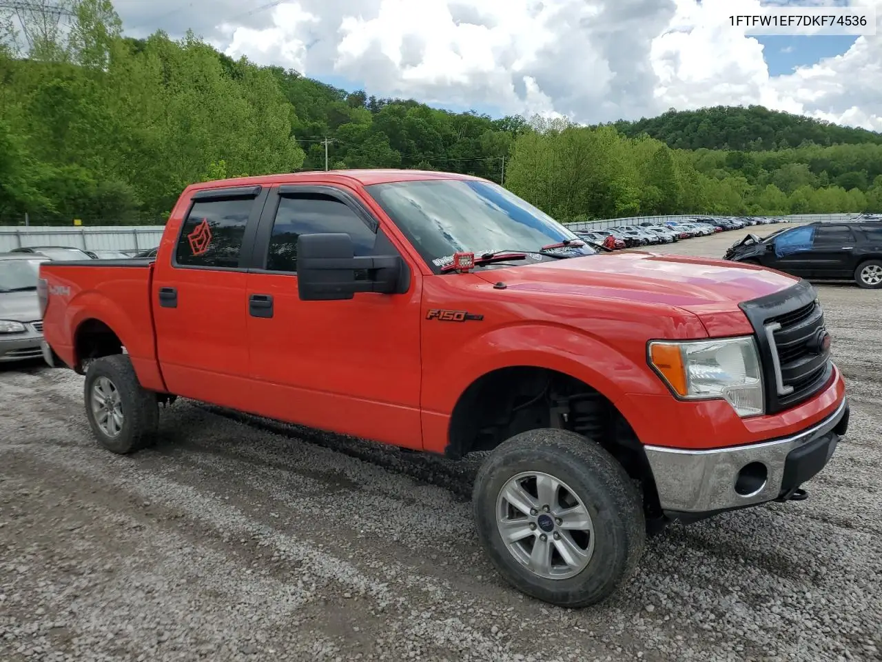 2013 Ford F150 Supercrew VIN: 1FTFW1EF7DKF74536 Lot: 56535455