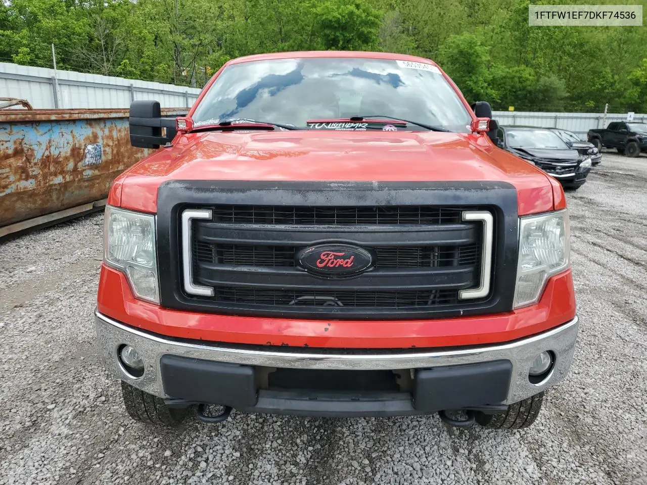 2013 Ford F150 Supercrew VIN: 1FTFW1EF7DKF74536 Lot: 56535455
