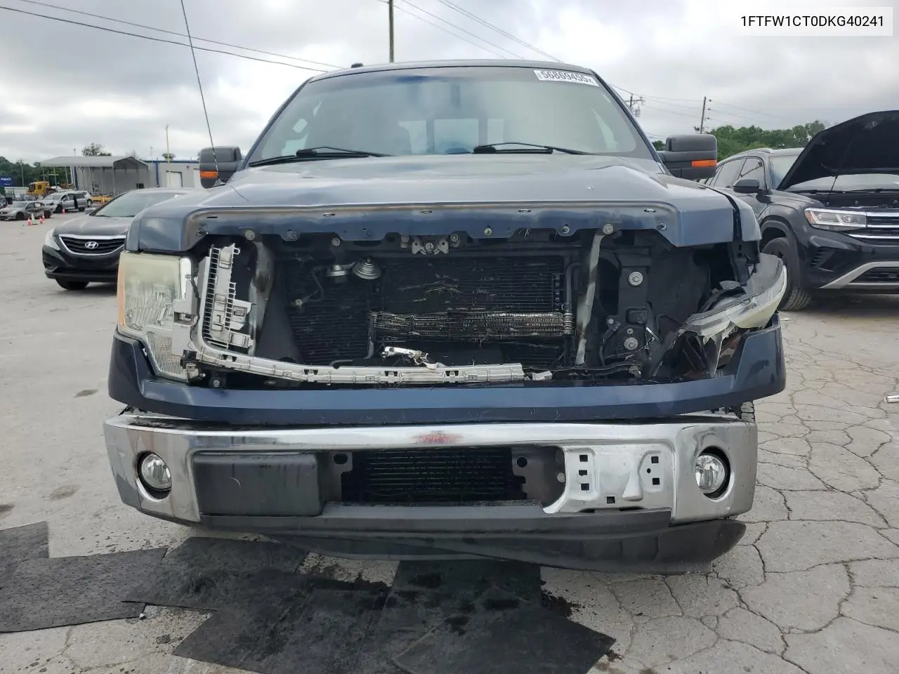 2013 Ford F150 Supercrew VIN: 1FTFW1CT0DKG40241 Lot: 56869455