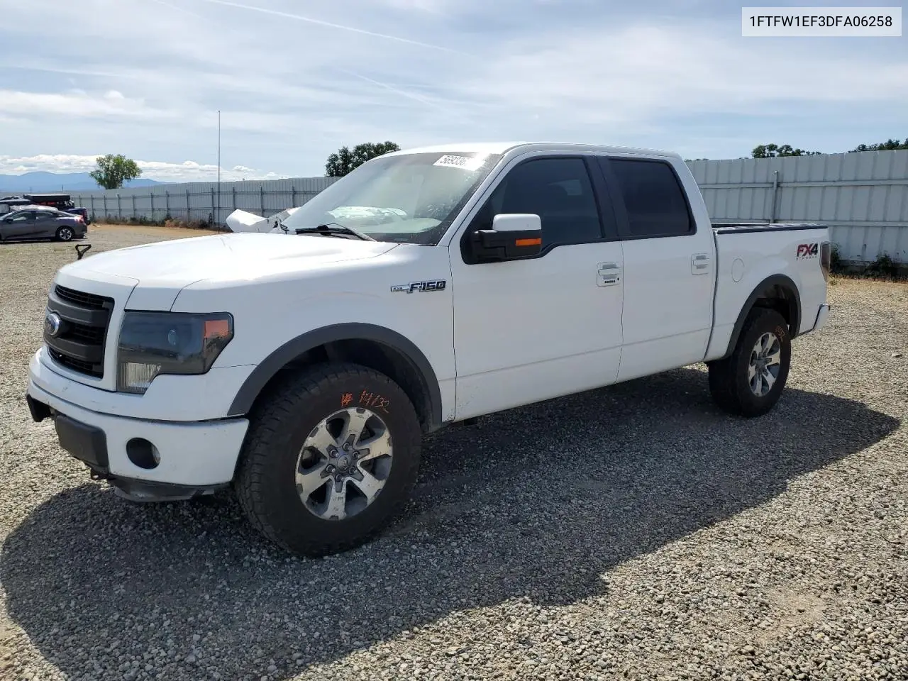 2013 Ford F150 Supercrew VIN: 1FTFW1EF3DFA06258 Lot: 56933675