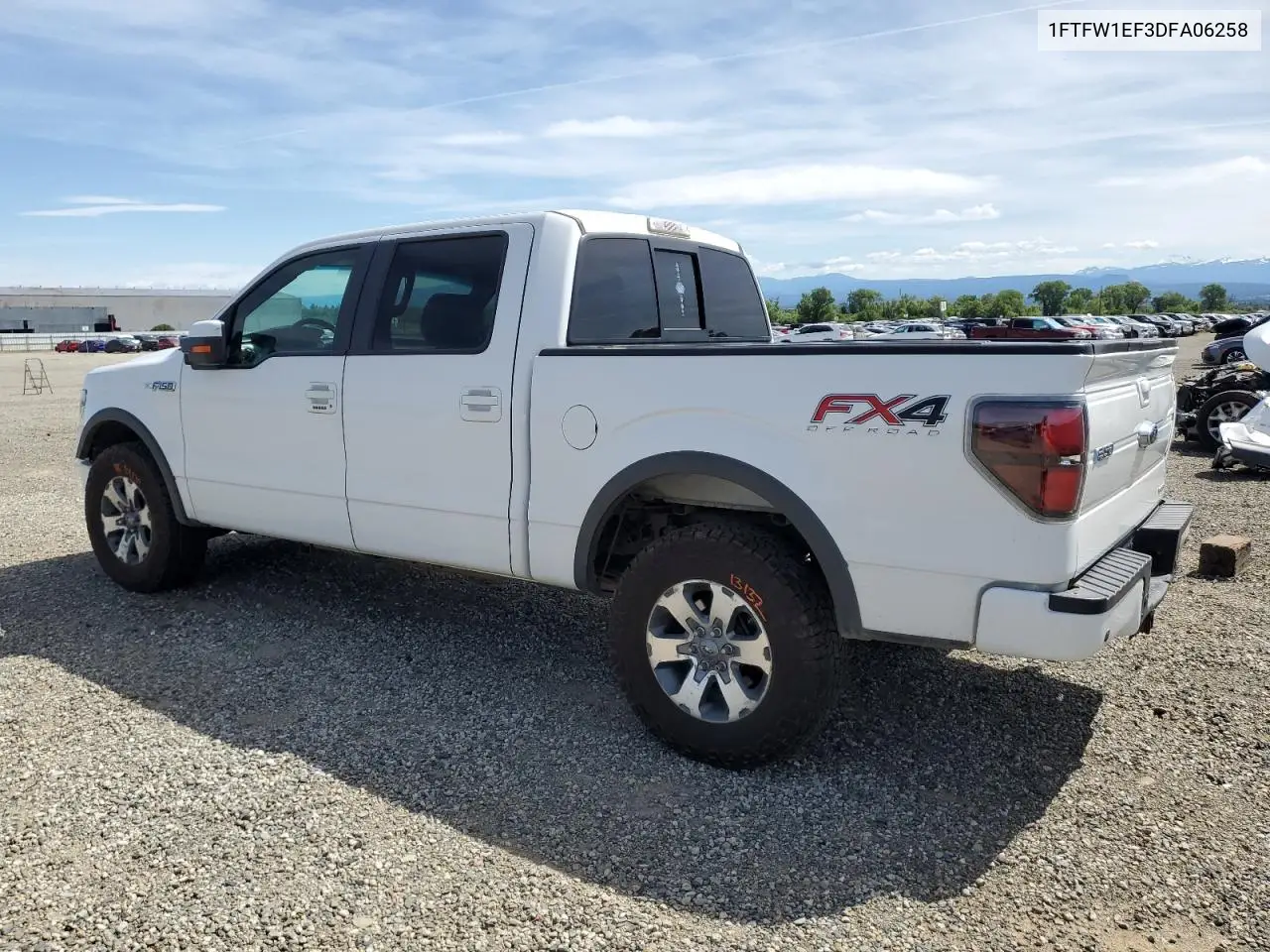 2013 Ford F150 Supercrew VIN: 1FTFW1EF3DFA06258 Lot: 56933675