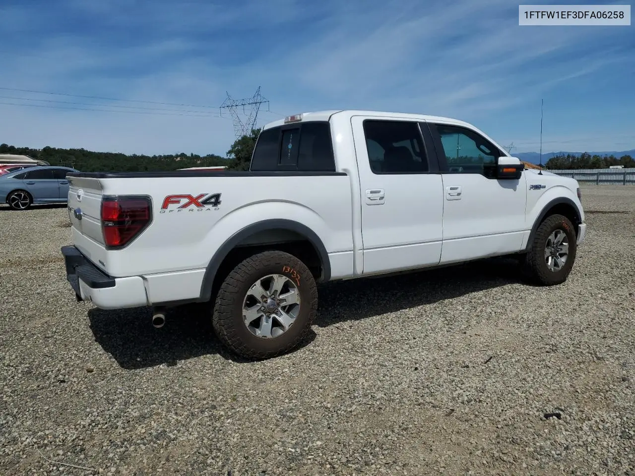 2013 Ford F150 Supercrew VIN: 1FTFW1EF3DFA06258 Lot: 56933675