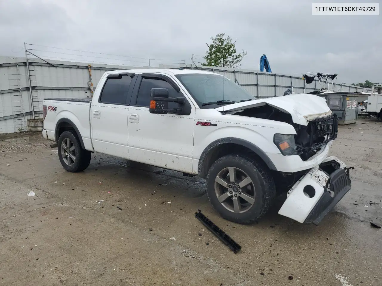 2013 Ford F150 Supercrew VIN: 1FTFW1ET6DKF49729 Lot: 56993215