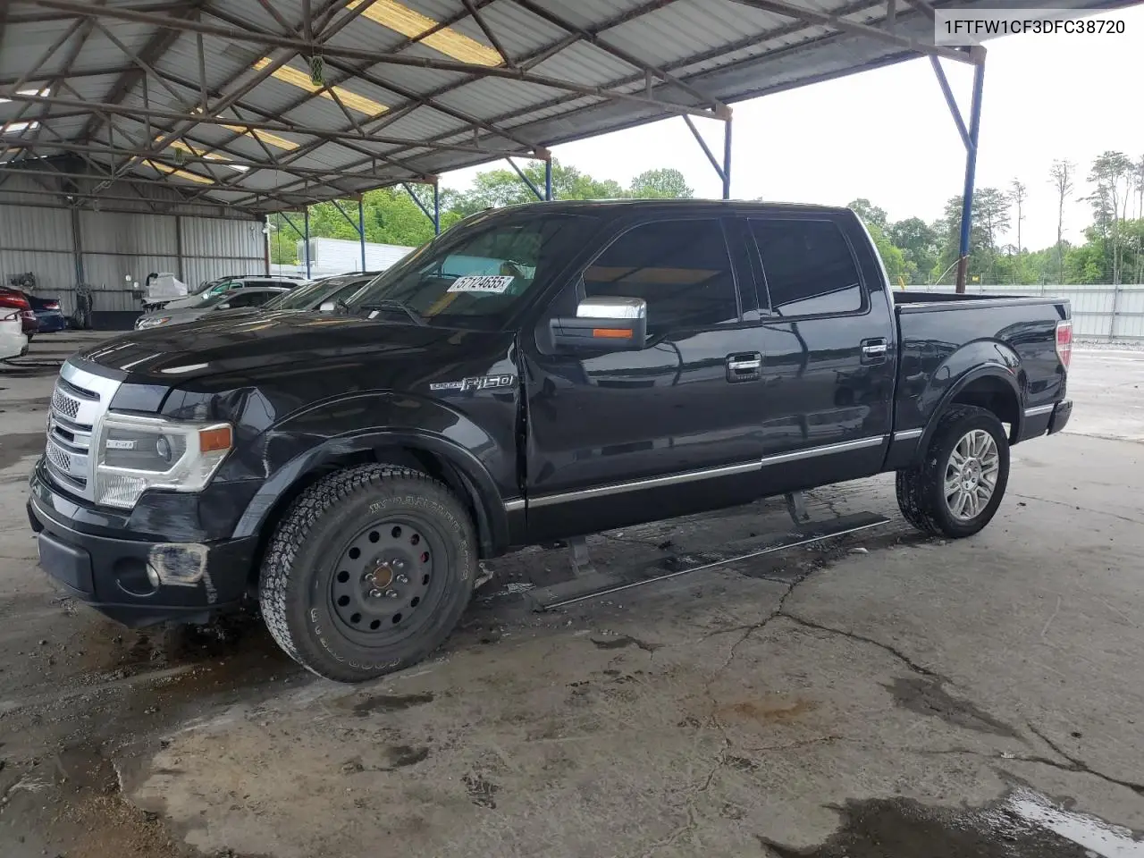 2013 Ford F150 Supercrew VIN: 1FTFW1CF3DFC38720 Lot: 57124655