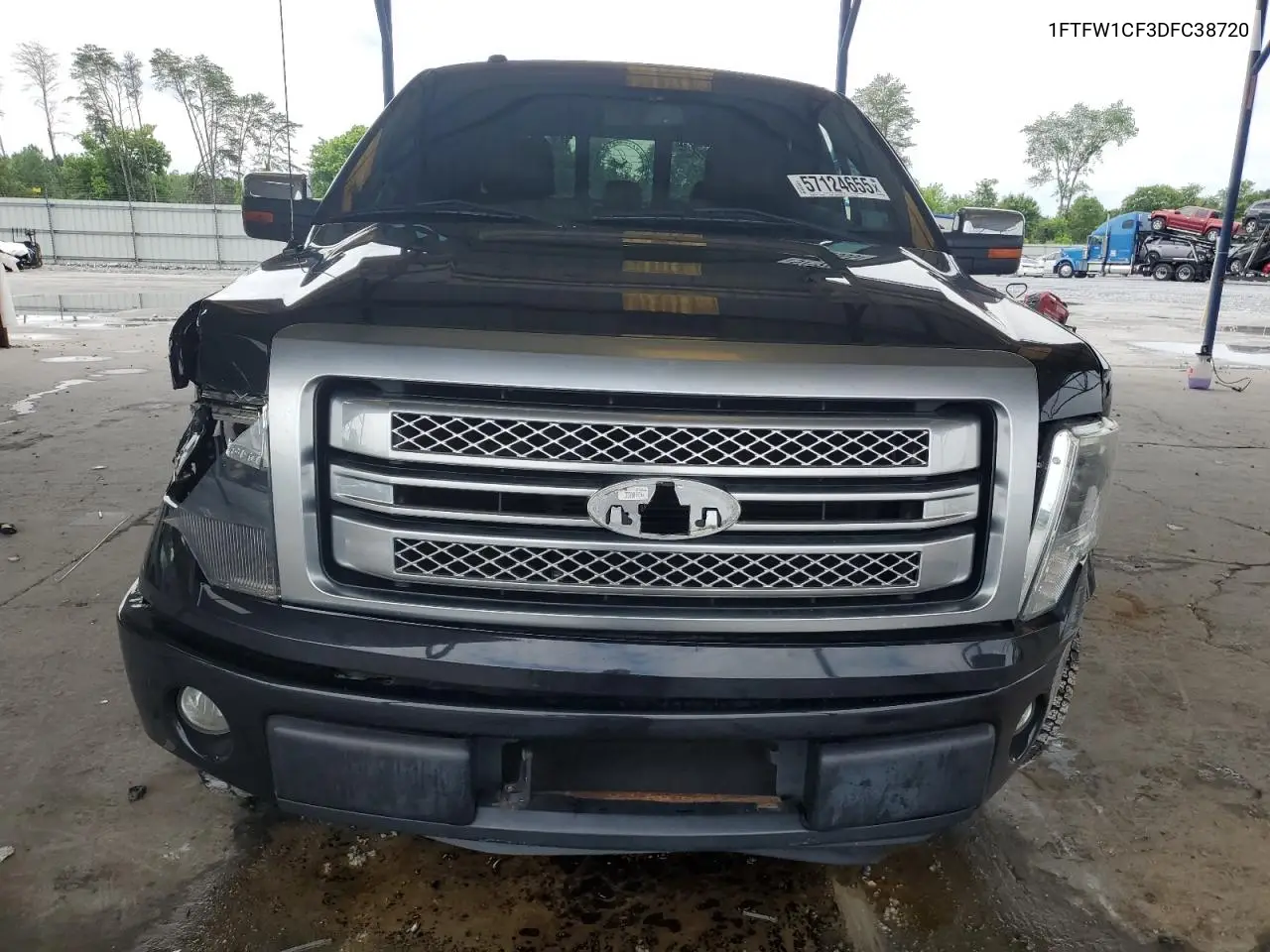 2013 Ford F150 Supercrew VIN: 1FTFW1CF3DFC38720 Lot: 57124655