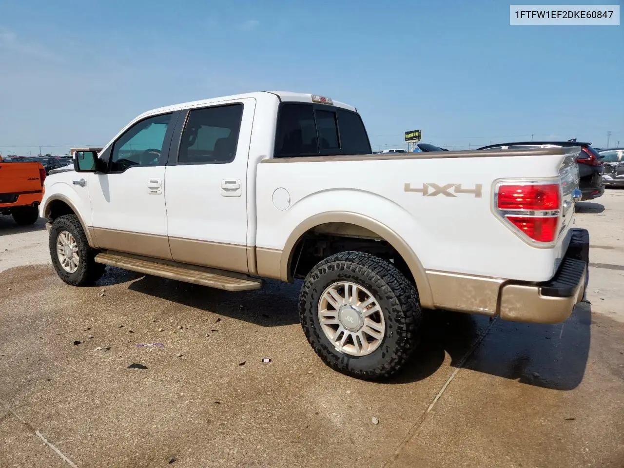 2013 Ford F150 Supercrew VIN: 1FTFW1EF2DKE60847 Lot: 58790115
