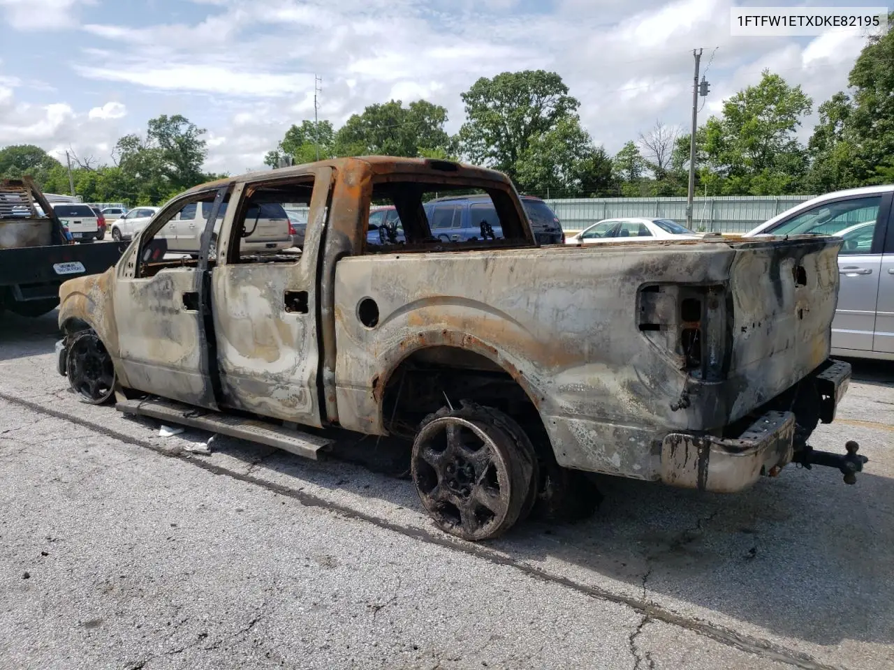 2013 Ford F150 Supercrew VIN: 1FTFW1ETXDKE82195 Lot: 59228635