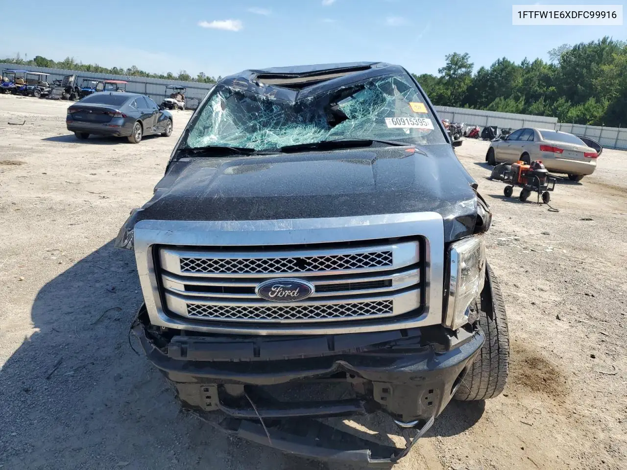2013 Ford F150 Supercrew VIN: 1FTFW1E6XDFC99916 Lot: 60915395
