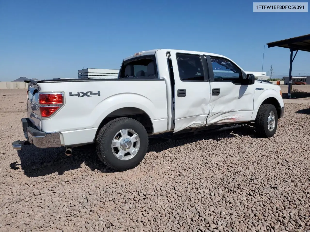 2013 Ford F150 Supercrew VIN: 1FTFW1EF8DFC59091 Lot: 61582485