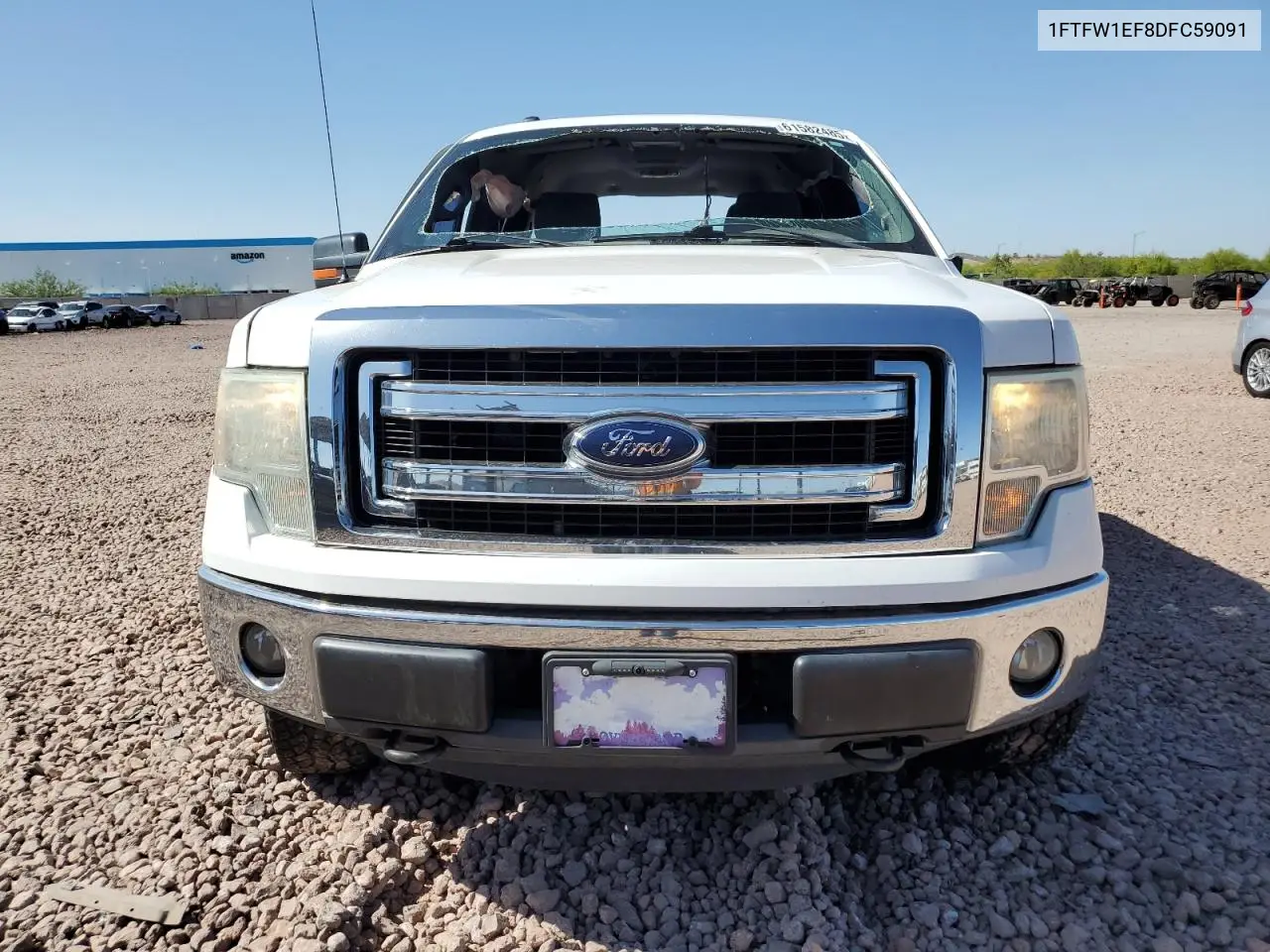 2013 Ford F150 Supercrew VIN: 1FTFW1EF8DFC59091 Lot: 61582485