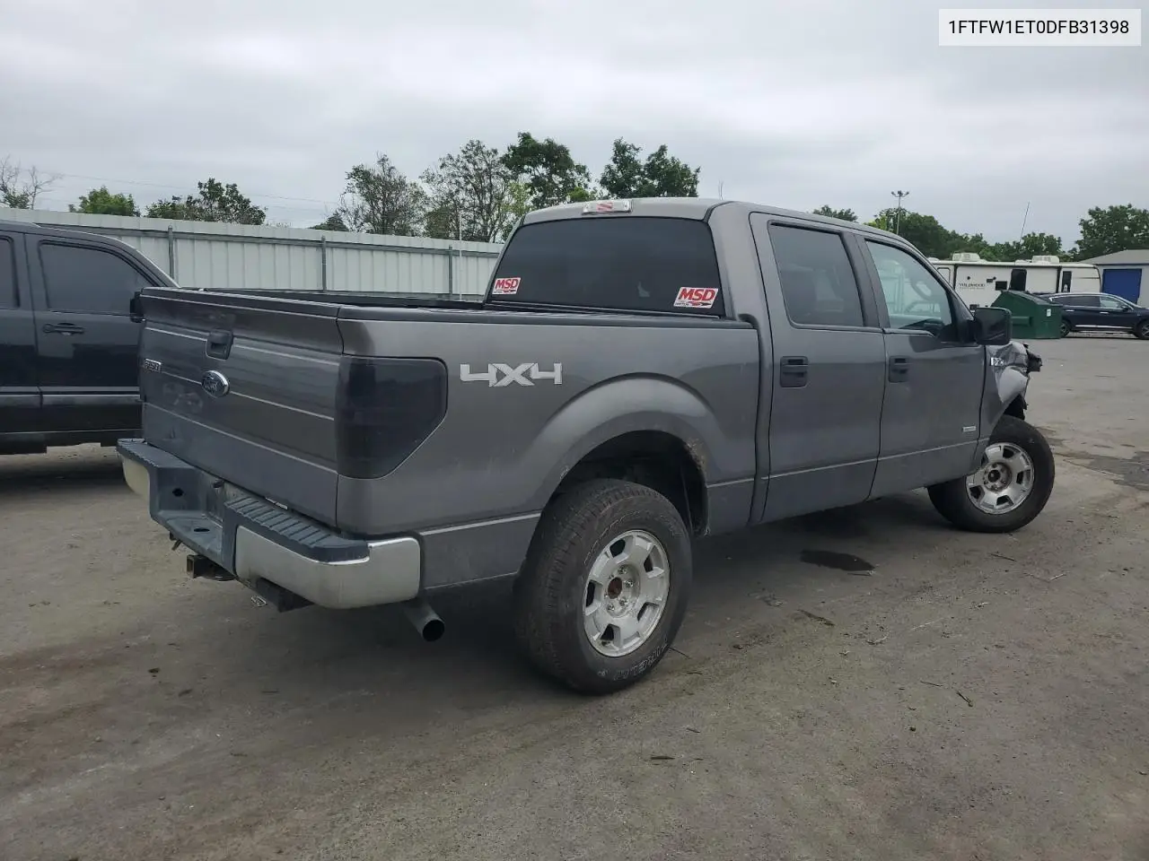 2013 Ford F150 Supercrew VIN: 1FTFW1ET0DFB31398 Lot: 62058065