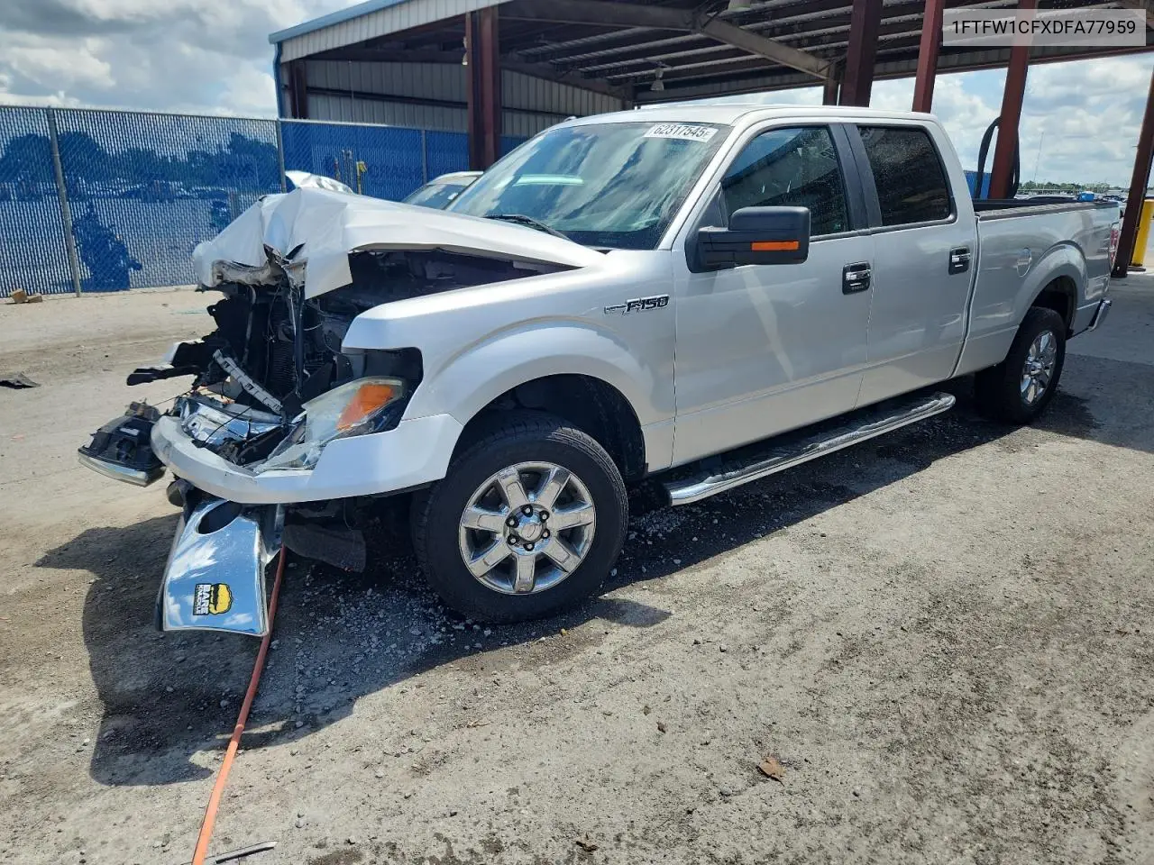 2013 Ford F150 Supercrew VIN: 1FTFW1CFXDFA77959 Lot: 62317545