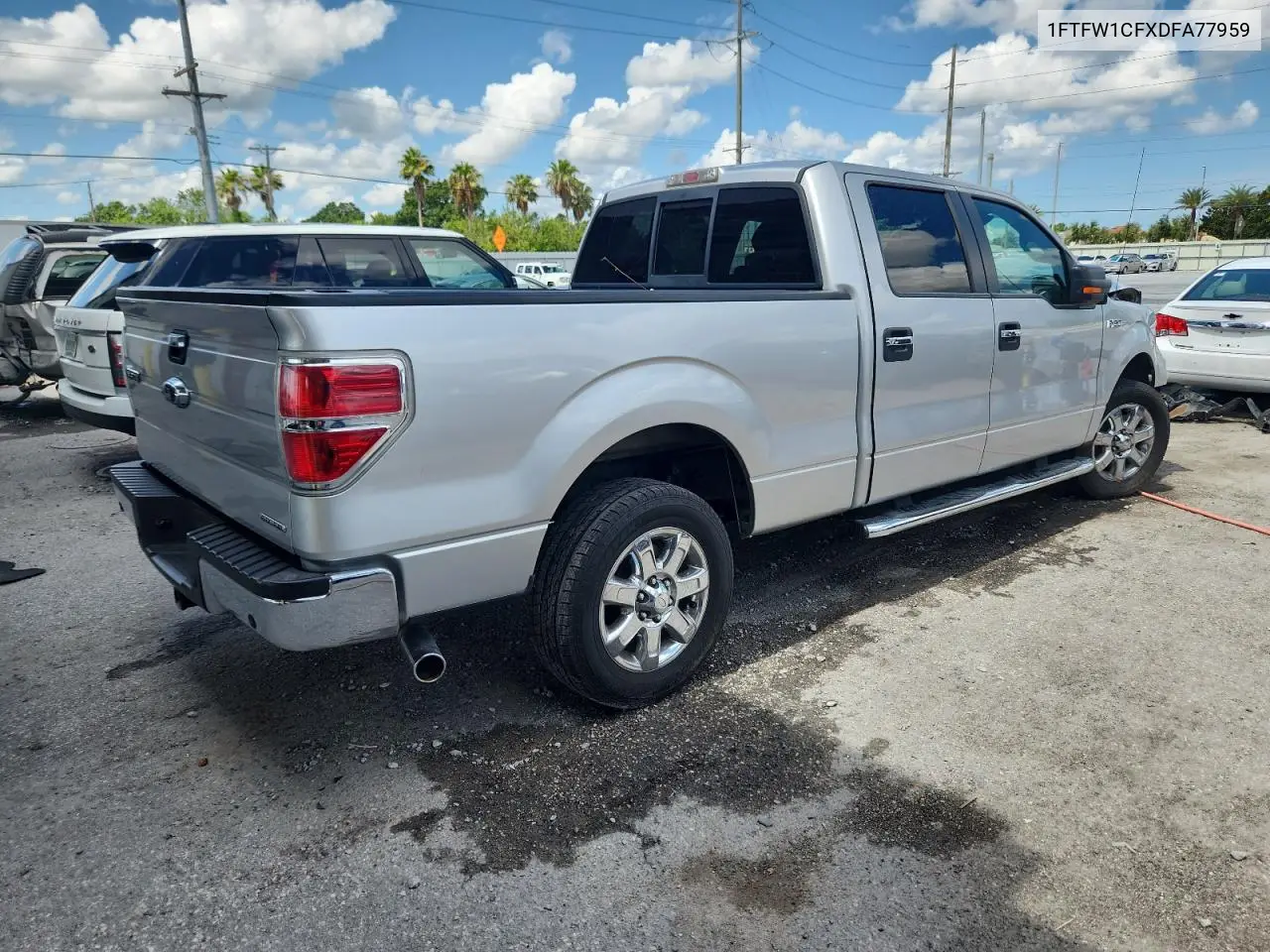 2013 Ford F150 Supercrew VIN: 1FTFW1CFXDFA77959 Lot: 62317545