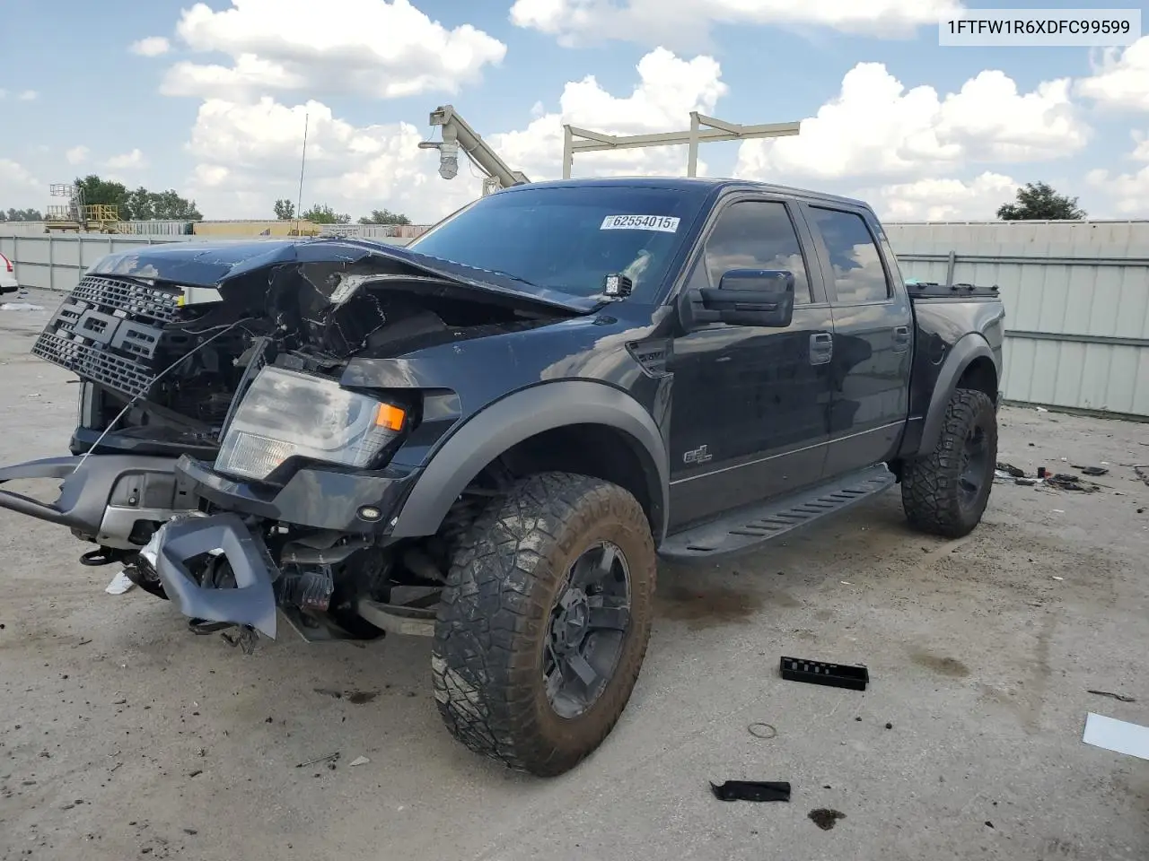 2013 Ford F150 Svt Raptor VIN: 1FTFW1R6XDFC99599 Lot: 62554015