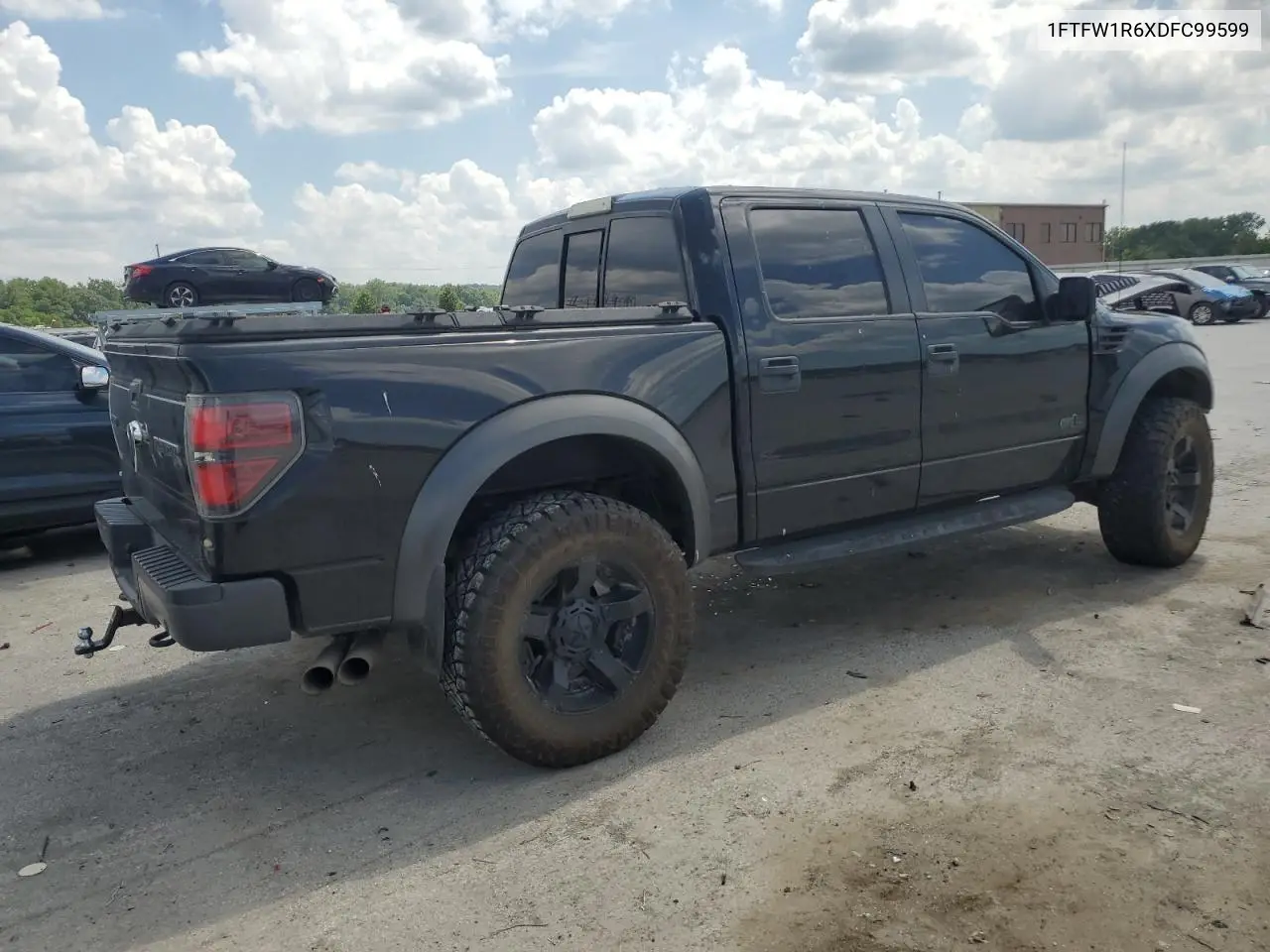 2013 Ford F150 Svt Raptor VIN: 1FTFW1R6XDFC99599 Lot: 62554015