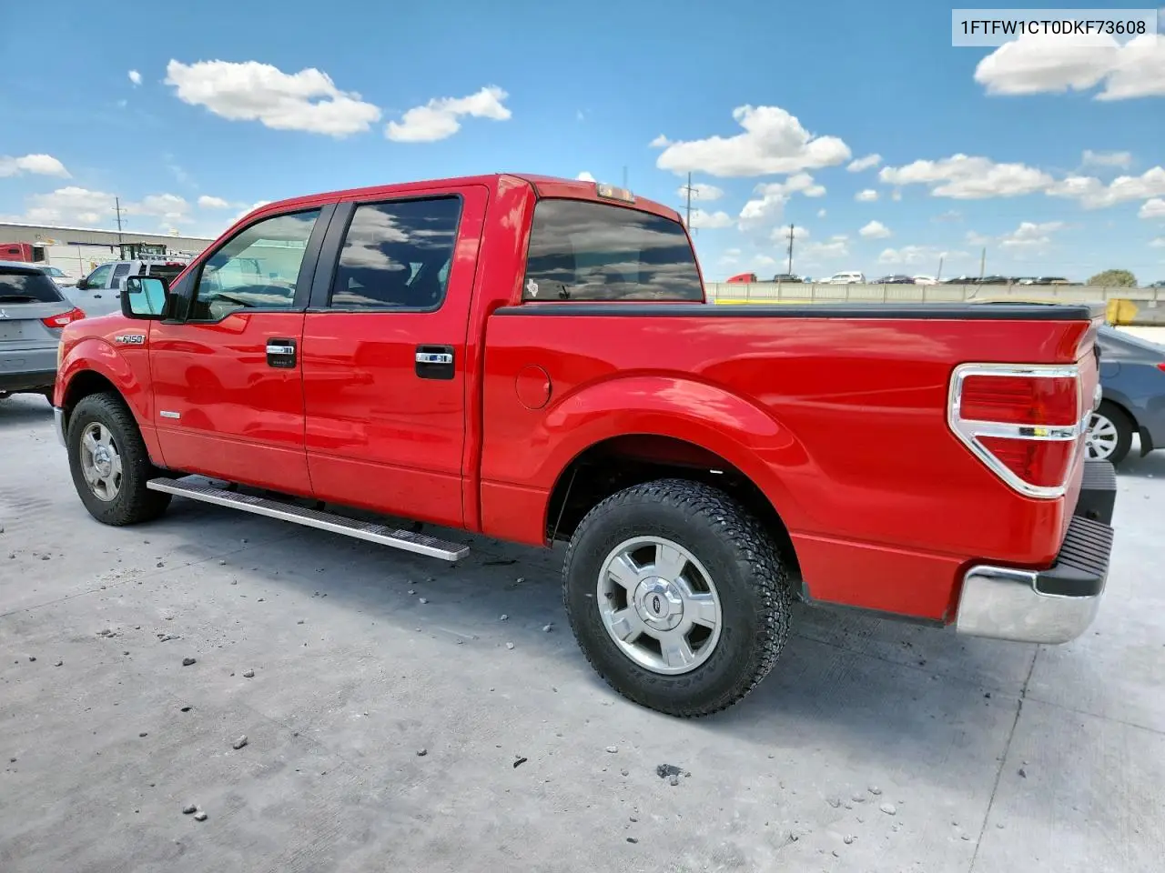 2013 Ford F150 Supercrew VIN: 1FTFW1CT0DKF73608 Lot: 63030895