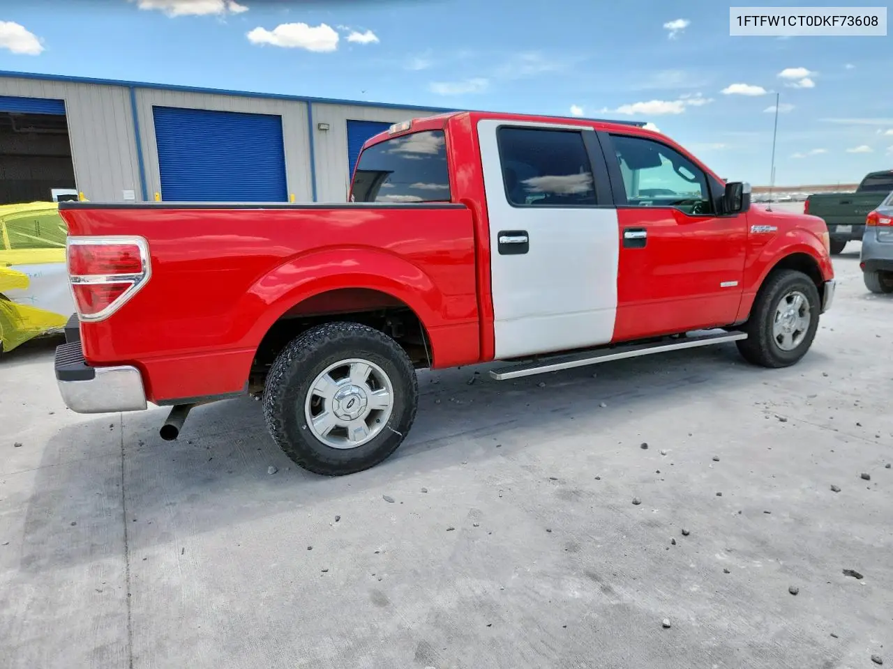 2013 Ford F150 Supercrew VIN: 1FTFW1CT0DKF73608 Lot: 63030895