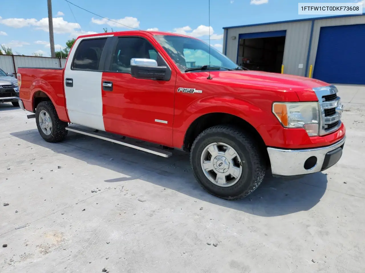 2013 Ford F150 Supercrew VIN: 1FTFW1CT0DKF73608 Lot: 63030895
