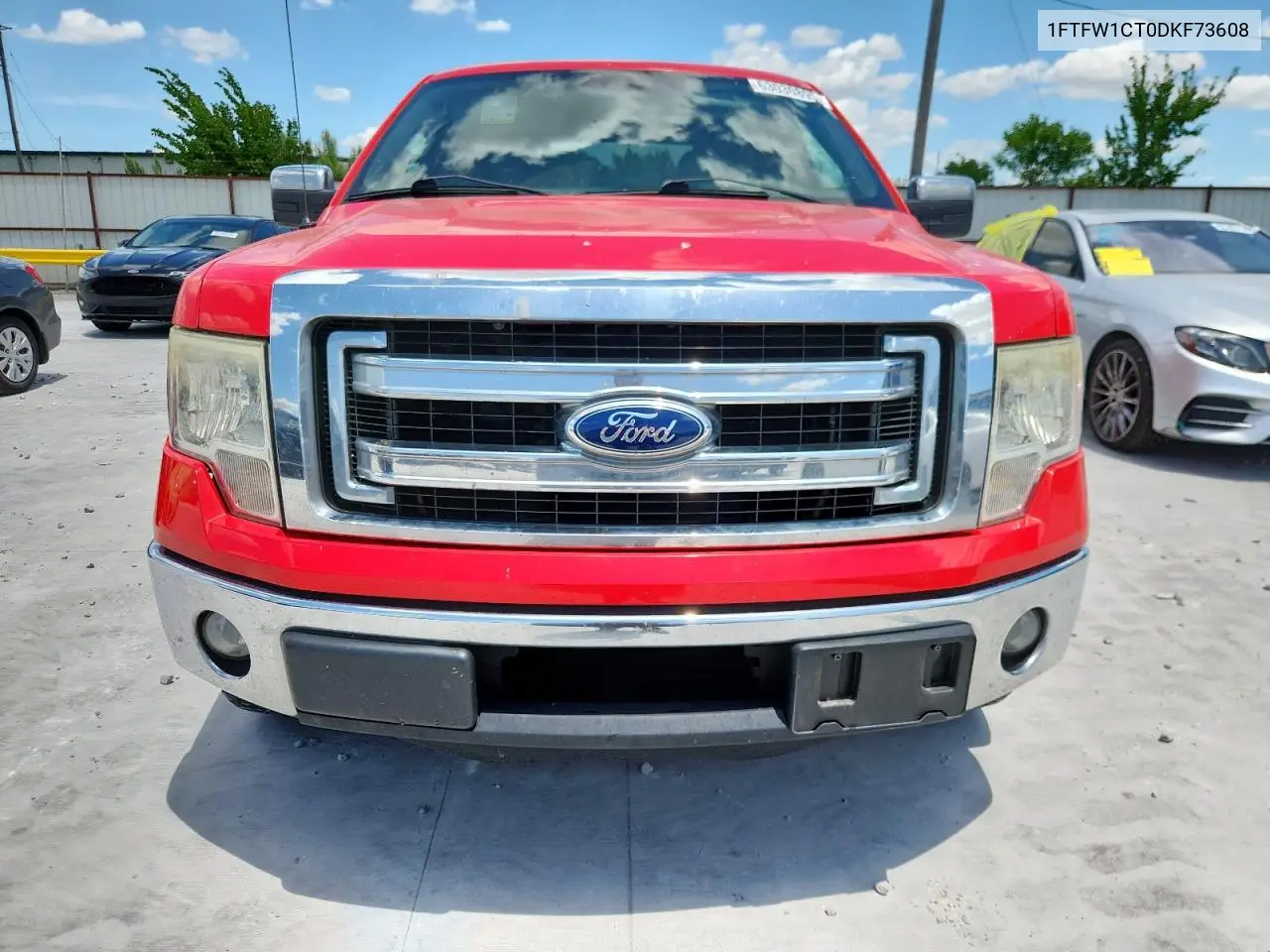 2013 Ford F150 Supercrew VIN: 1FTFW1CT0DKF73608 Lot: 63030895