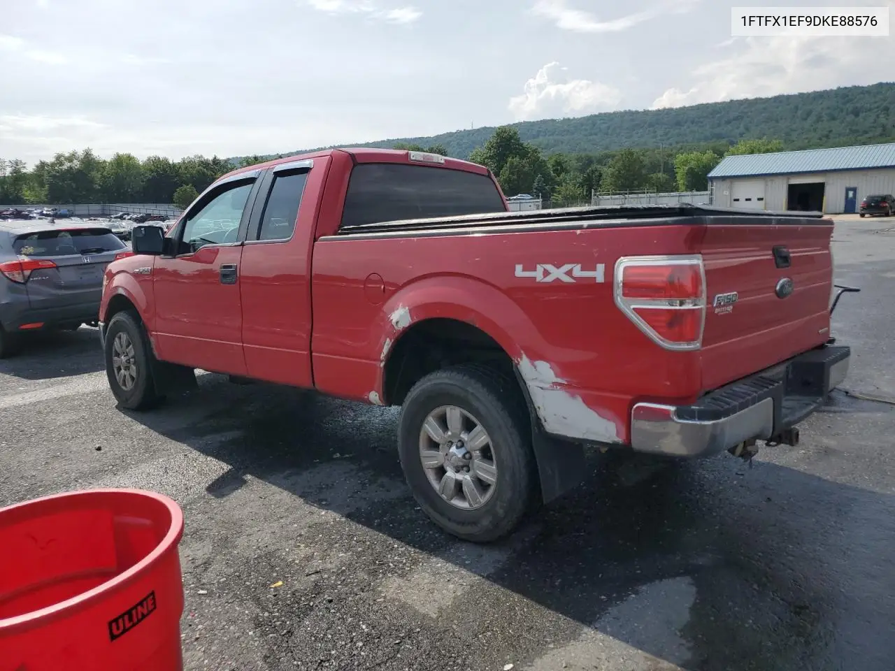 2013 Ford F150 Super Cab VIN: 1FTFX1EF9DKE88576 Lot: 63061845
