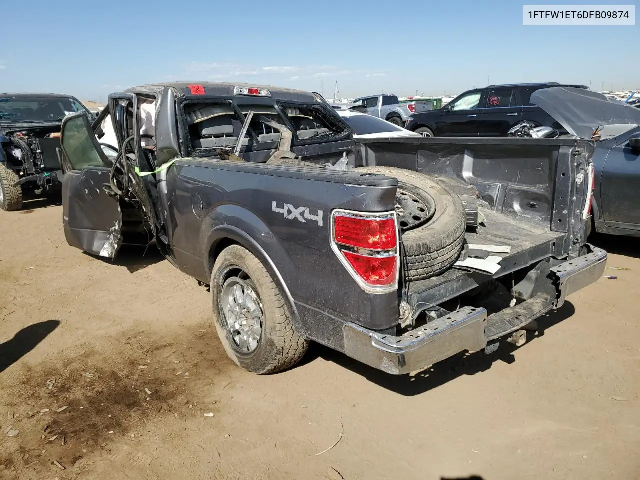 2013 Ford F150 Supercrew VIN: 1FTFW1ET6DFB09874 Lot: 74769524