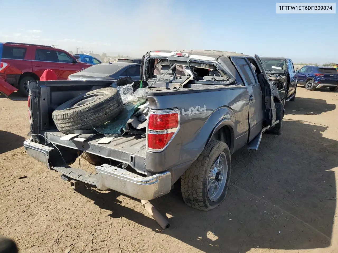 2013 Ford F150 Supercrew VIN: 1FTFW1ET6DFB09874 Lot: 74769524
