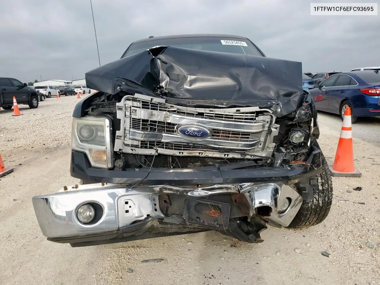 2014 Ford F150 Supercrew VIN: 1FTFW1CF6EFC93695 Lot: 56525855