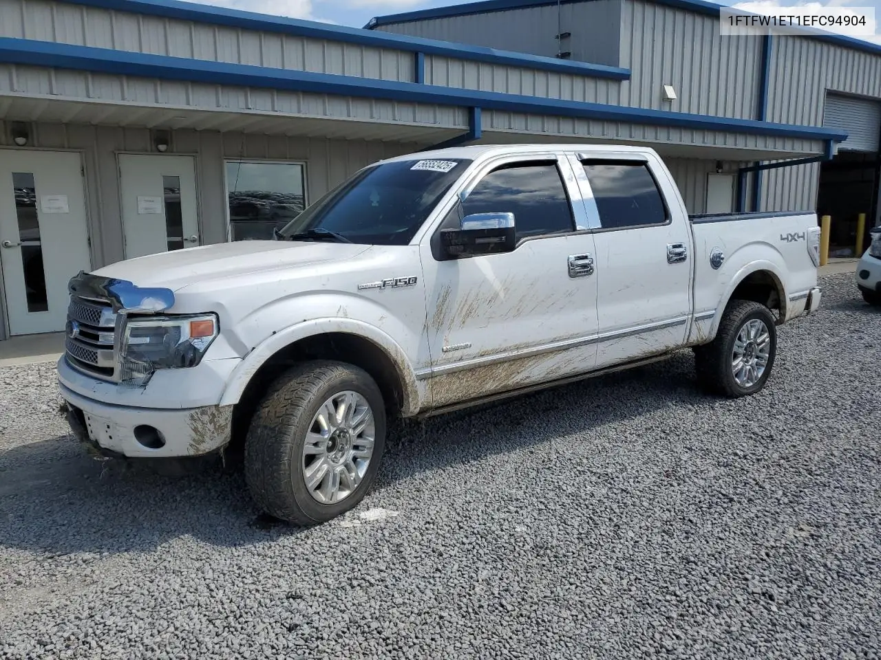 2014 Ford F150 Supercrew VIN: 1FTFW1ET1EFC94904 Lot: 56552425