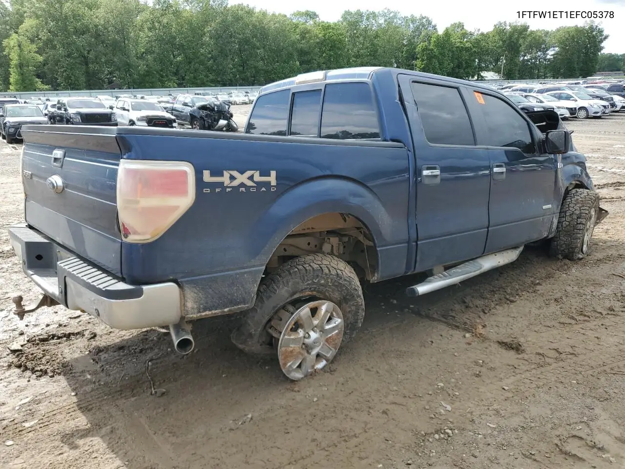 2014 Ford F150 Supercrew VIN: 1FTFW1ET1EFC05378 Lot: 56837885