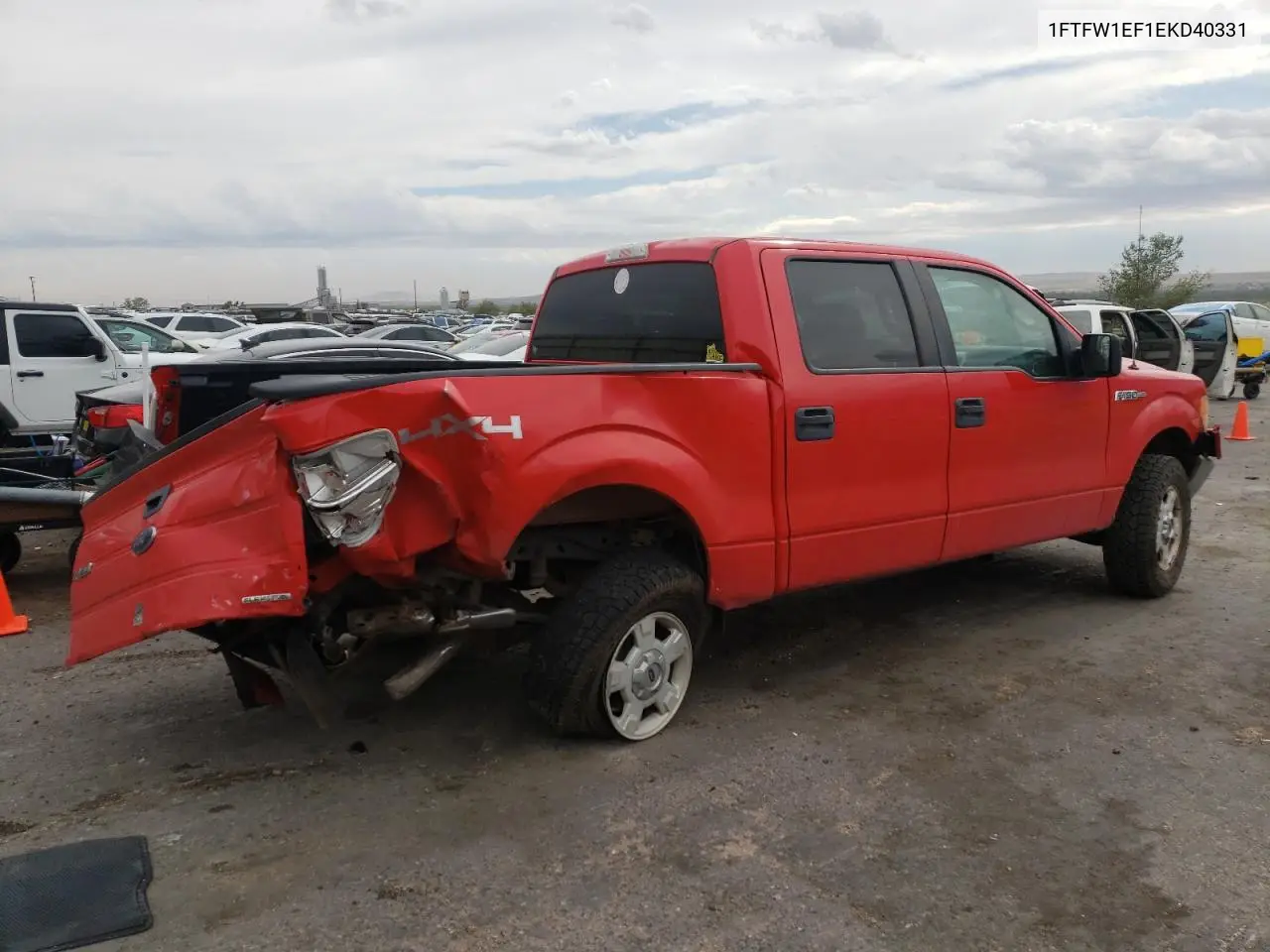 2014 Ford F150 Supercrew VIN: 1FTFW1EF1EKD40331 Lot: 62952905