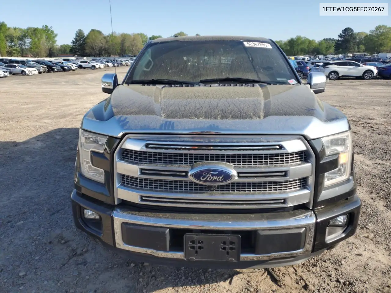 2015 Ford F150 Supercrew VIN: 1FTEW1CG5FFC70267 Lot: 52387695