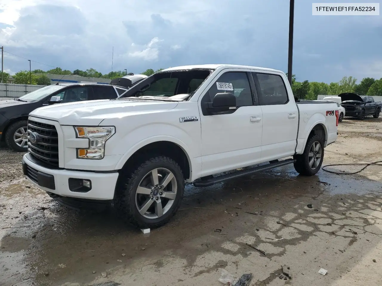 2015 Ford F150 Supercrew VIN: 1FTEW1EF1FFA52234 Lot: 56918145